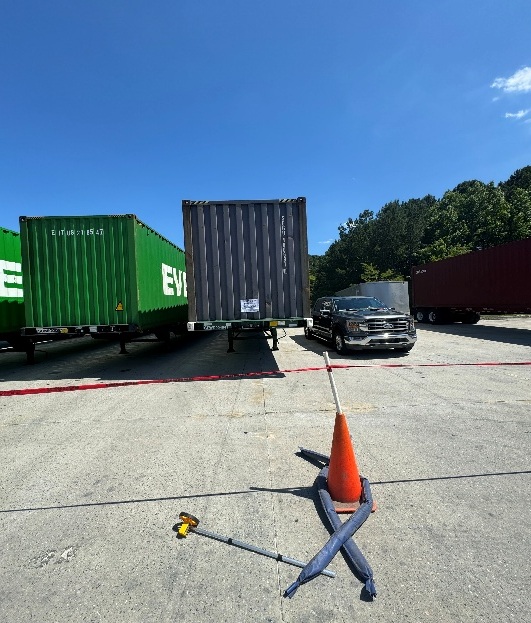 Container fumigation equipment