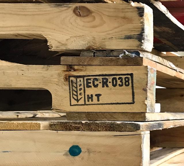 Compliant pallet heat-treatment stamp