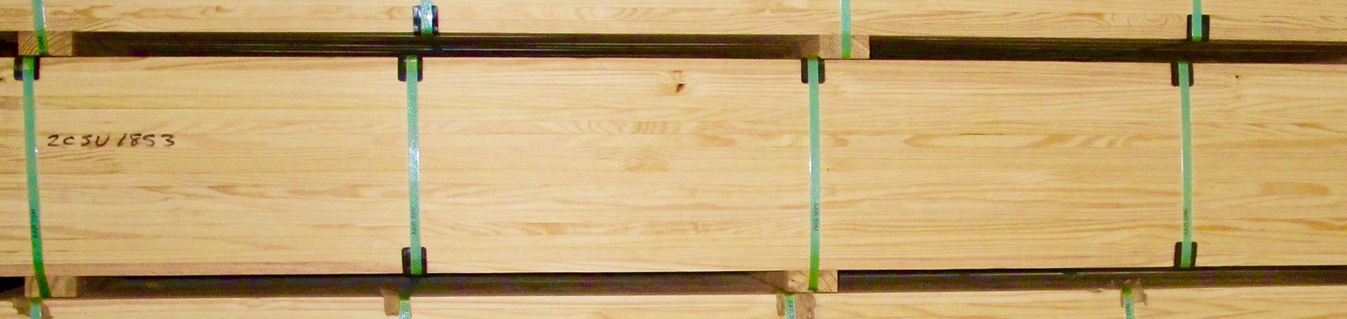 Banded wood awaiting inspection or treatment